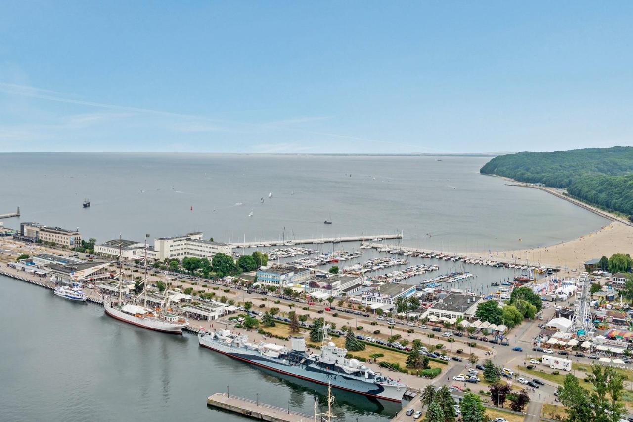 Sea Towers Leilighet Gdynia Eksteriør bilde