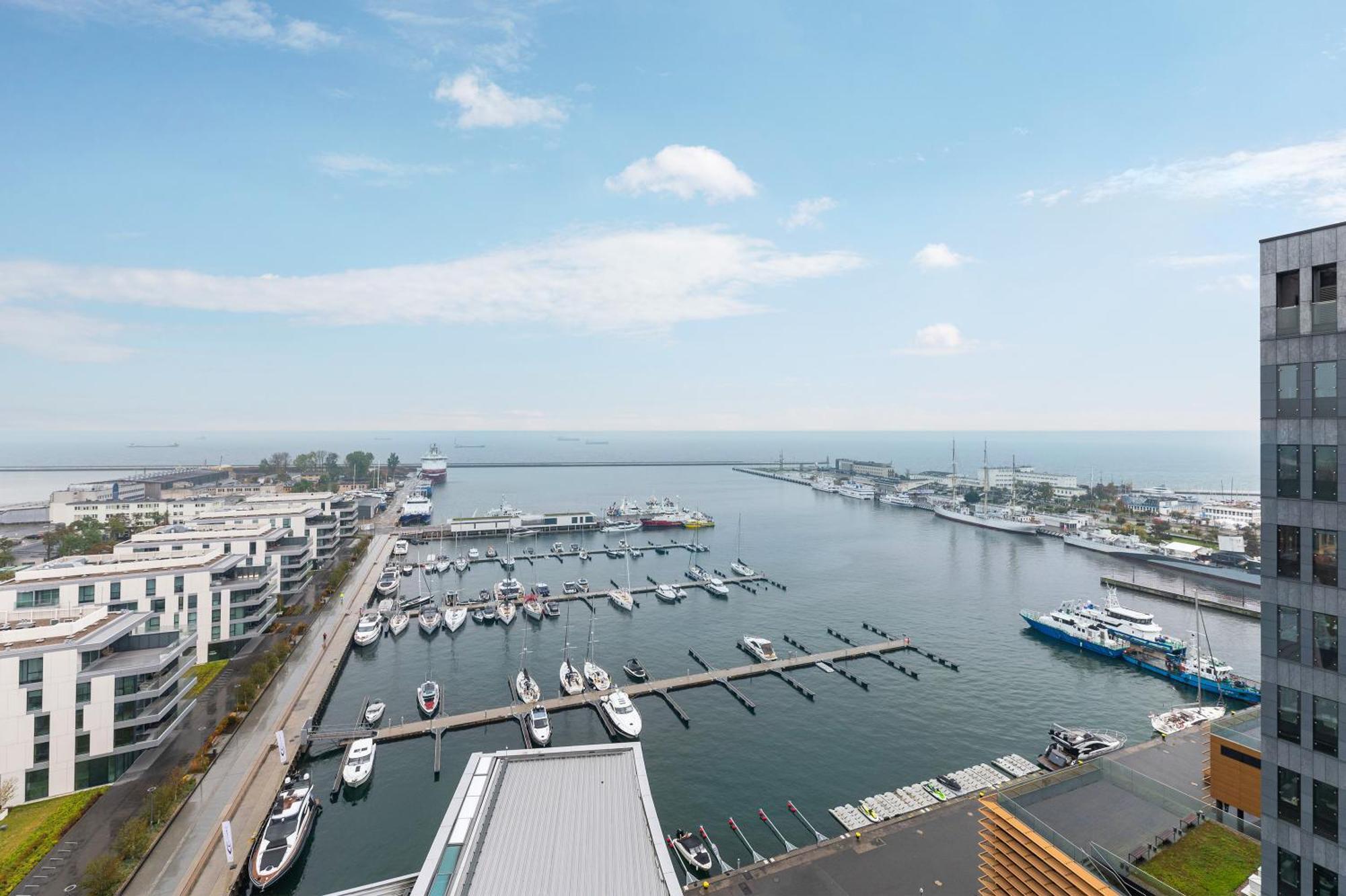 Sea Towers Leilighet Gdynia Eksteriør bilde