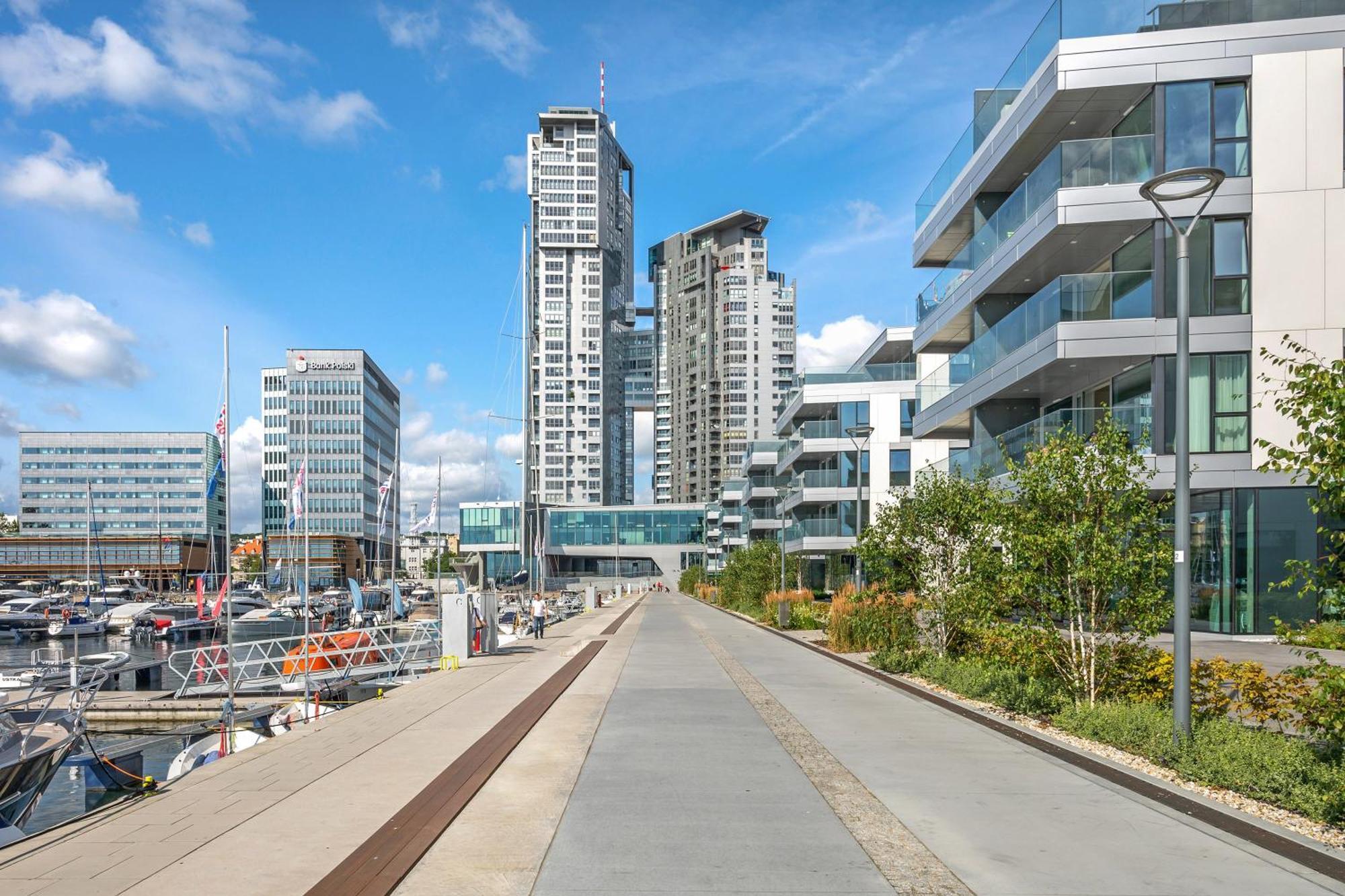 Sea Towers Leilighet Gdynia Eksteriør bilde